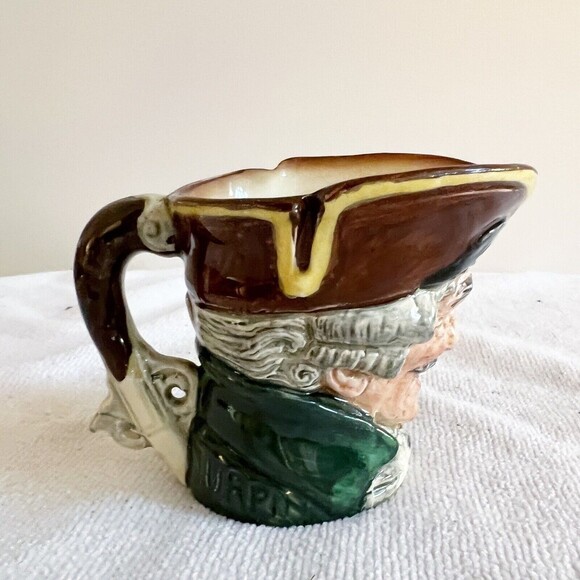 Royal Doulton Toby Mugs Dick Turpin Character Ceramic Cup England Vintage 3.25” - Picture 6 of 7
